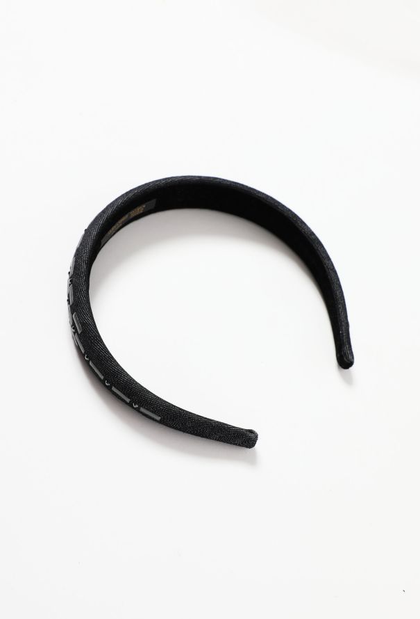 Exquisite Vintage Alexandre de Paris Denim Headband - 3