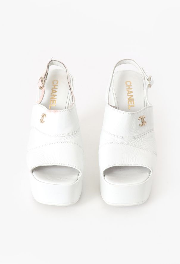 Chanel Pre-Fall 2023 Paris-Dakar Patent Platforms - 4