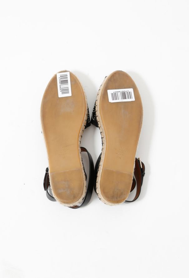 Valentino Stud Suede Espadrilles - 9