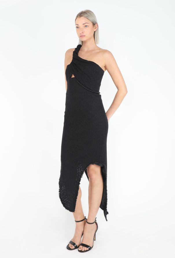 Helmut Lang ICONIC S/S 2005 Devoré Beaded Dress - 7