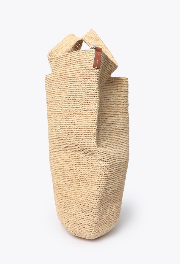 Loewe Paula's Ibiza Slit Raffia Tote Bag - 5