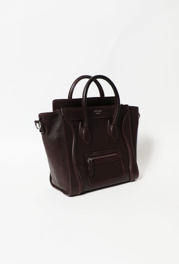 Céline Nano Luggage Tote Bag – Bordeaux Calfskin (2013) - 4