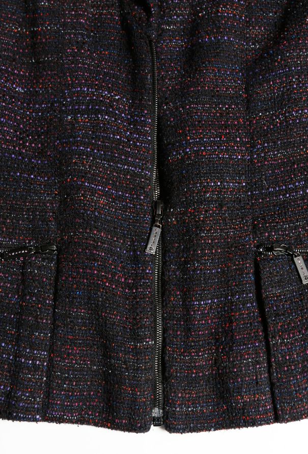 Chanel Tweed Zip Jacket & Trouser Ensemble - 7