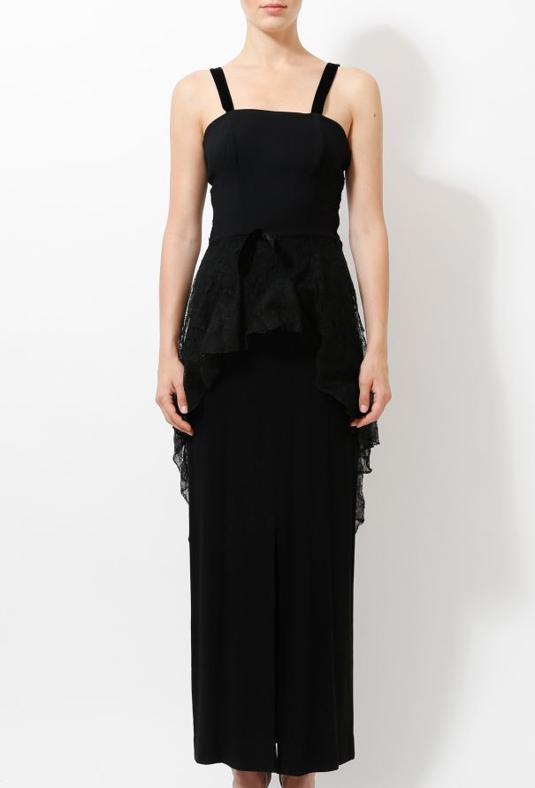 Vintage Lace Evening Dress - 3