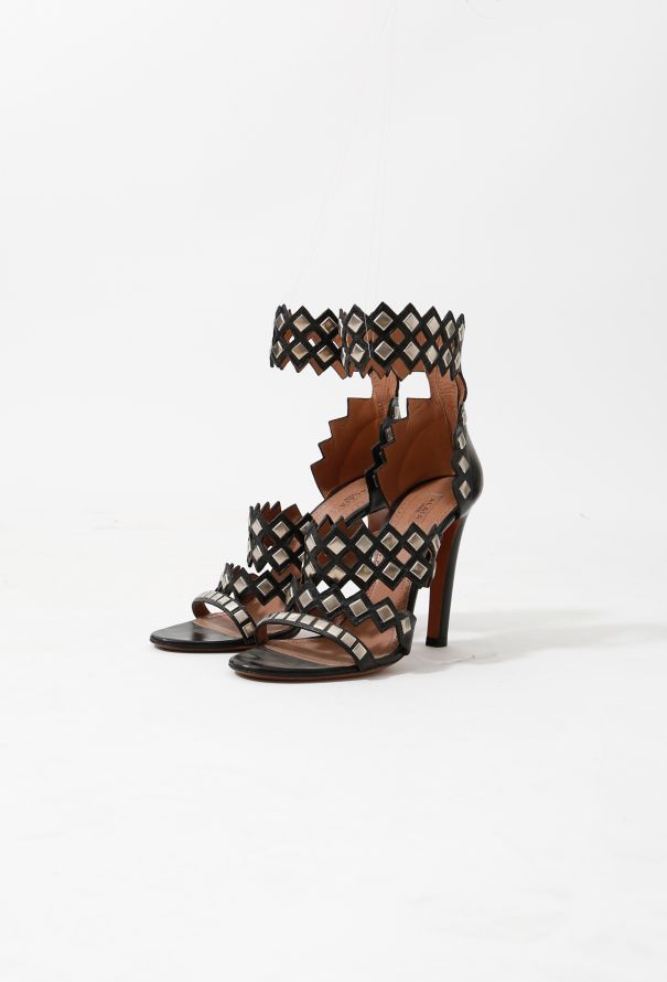 Alaïa Studded Sandal Heels - 5