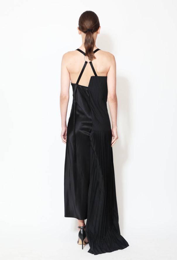 OFF-White F/W 2016 Asymmetrical Satin Dress - 4