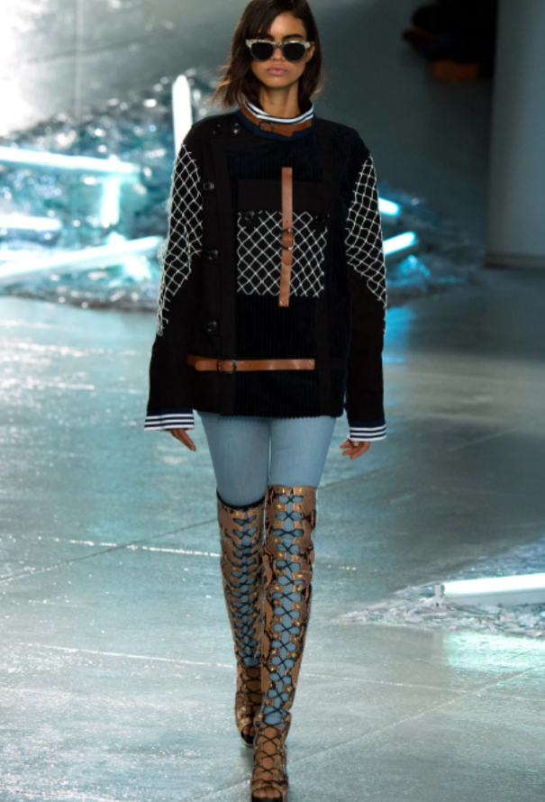 Rodarte S/S 2015 Fishnet Cargo Jacket - 2