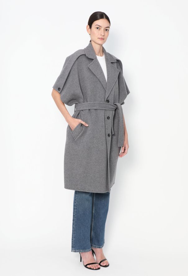 Bottega Veneta 2023 Cashmere Cape Coat - 5