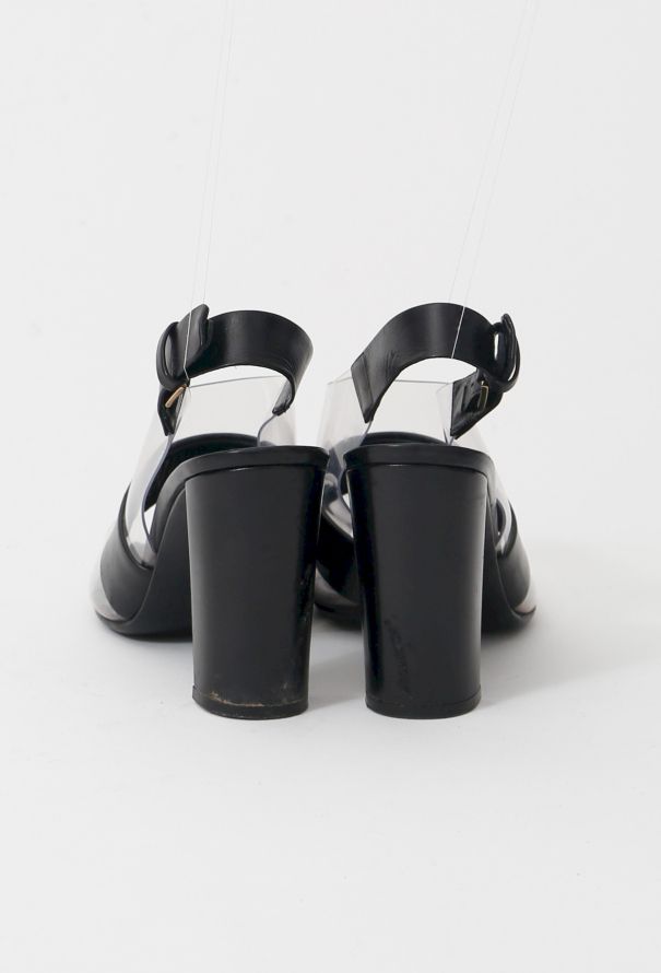 Céline Resort 2013 Transparent Slingback Sandals - 6