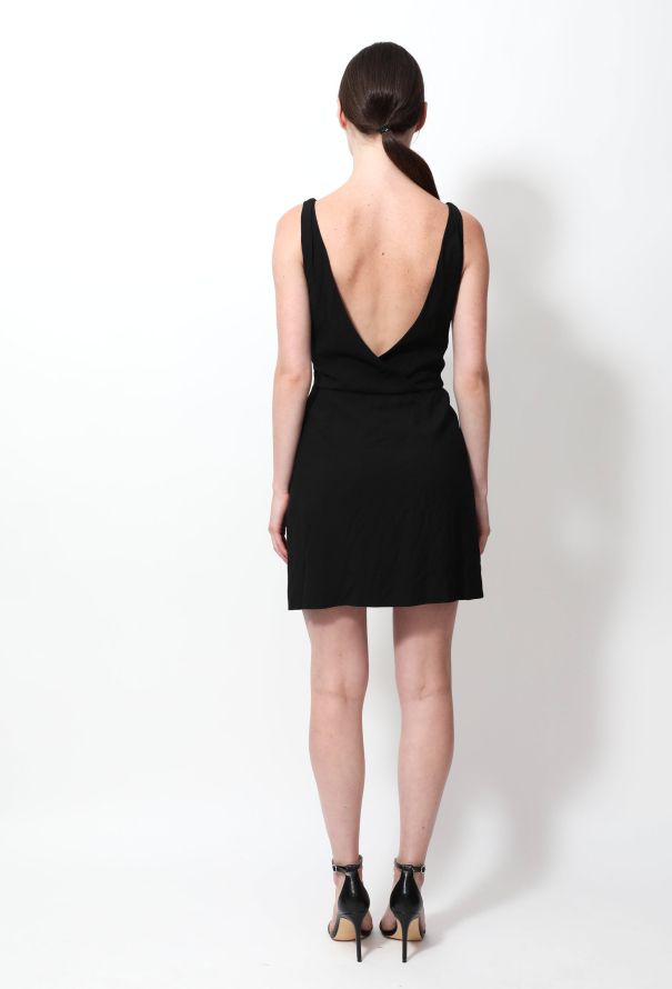 Saint Laurent F/W 2013 Draped Crêpe Dress - 5