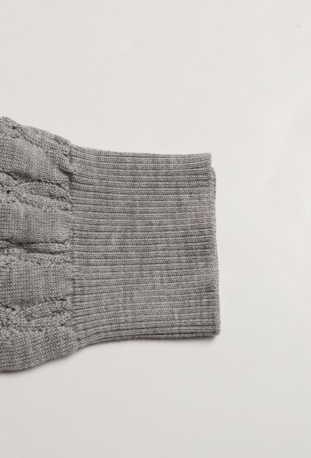 Christian Dior Classic Cable-Knit Cardigan - 7