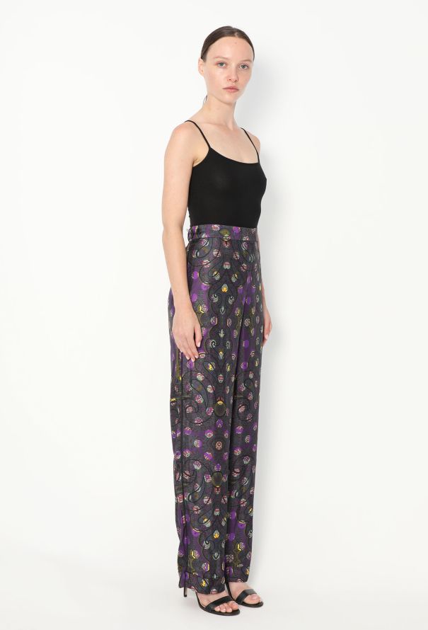 Louis Vuitton Pre-Fall 2009 Printed Satin Trousers - 5