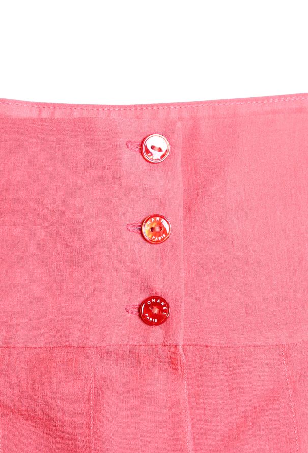 Chanel 2004 Pleated Silk Skirt - 5