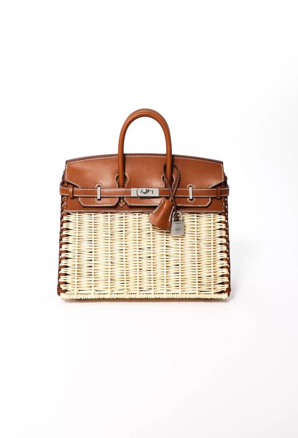Hermès 2023 Collector Barenia & Osier Picnic Birkin 25 - 1