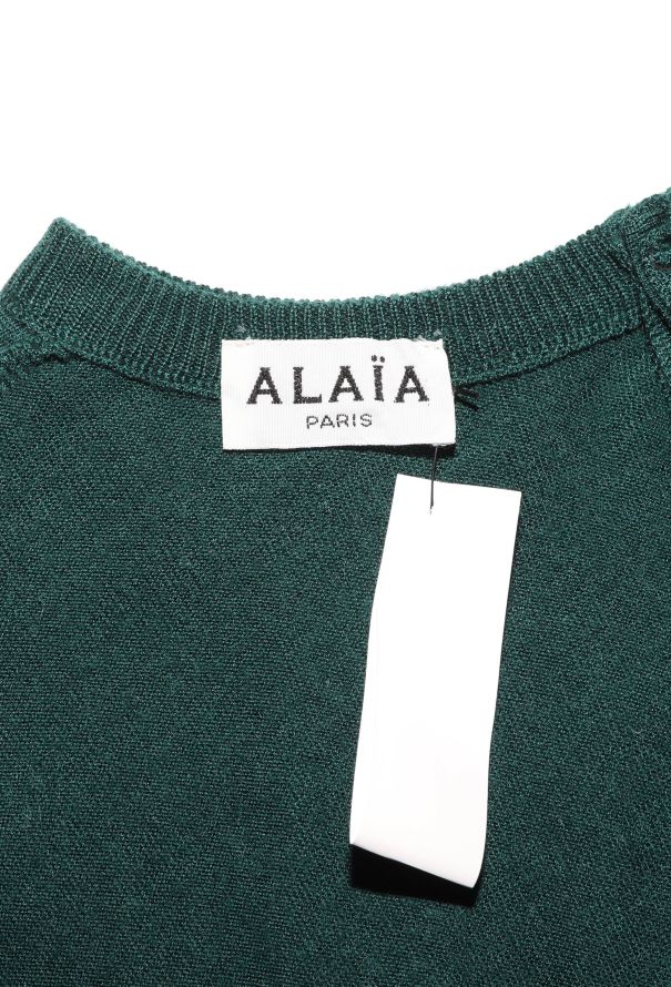 Alaïa Vintage Ribbed Trim Tunic - 7