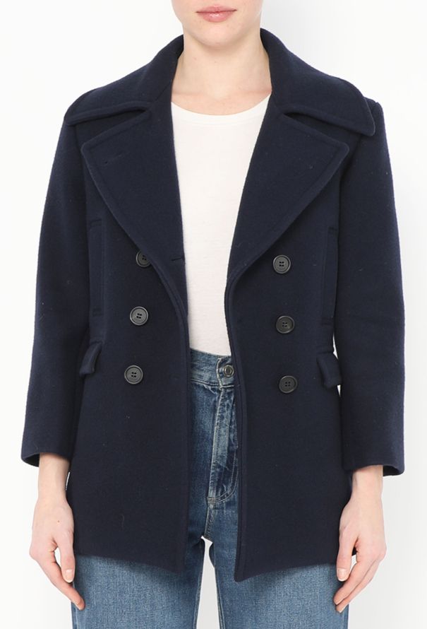 Céline 2010 Felted Wool Peacoat - 4