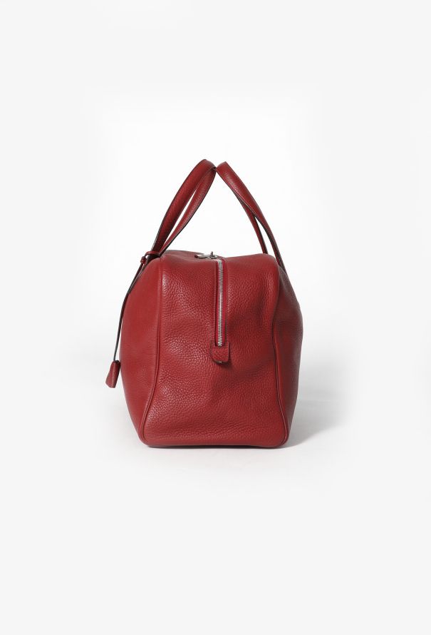 Hermès Red Clemence Victoria 40 - 5