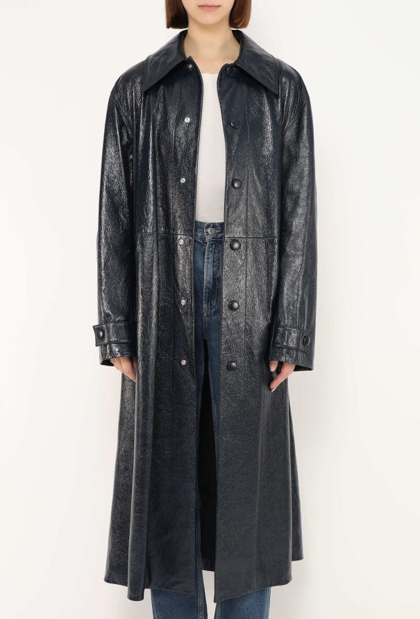 Jil Sander F/W 2024 Leather Duster Coat - 5