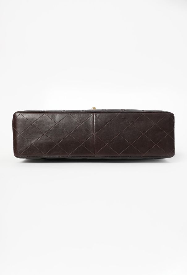 Chanel Chocolate Brown Jumbo Timeless Flap Bag - 8