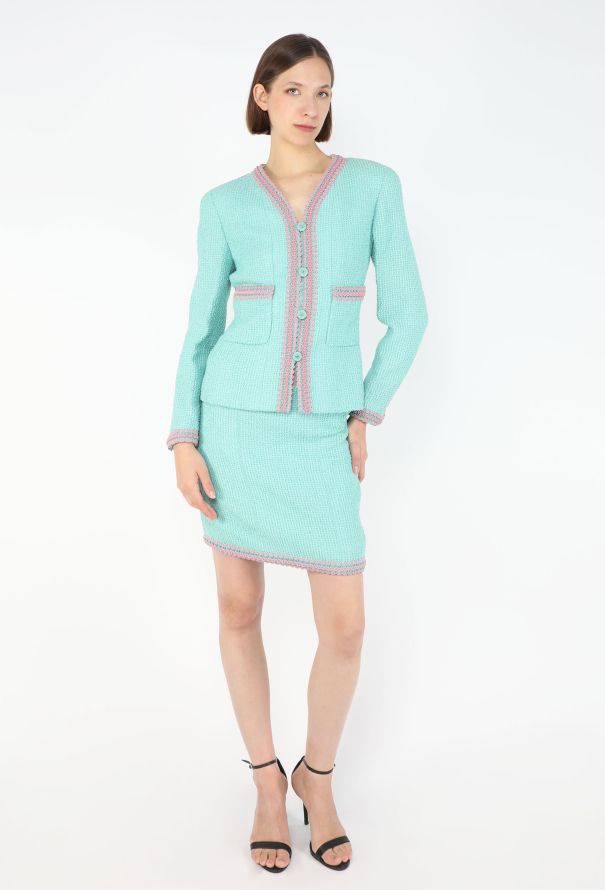 Chanel Braided Trim Tweed Ensemble, S/S 1994 - 7