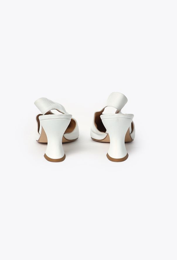 Bottega Veneta S/S 2025 Almond Slingback Pumps - 5