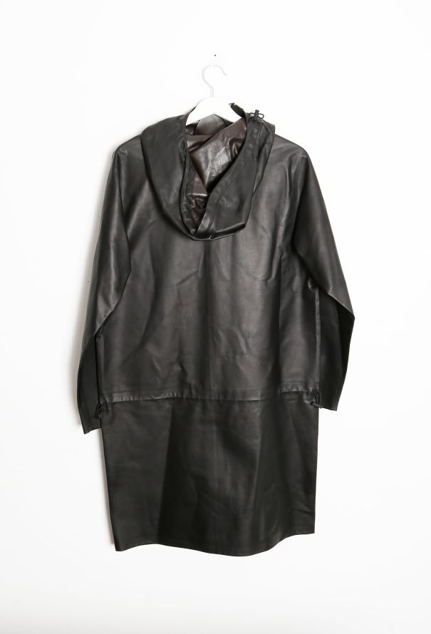 Bottega Veneta S/S 2020 Zip Leather Raincoat - 8