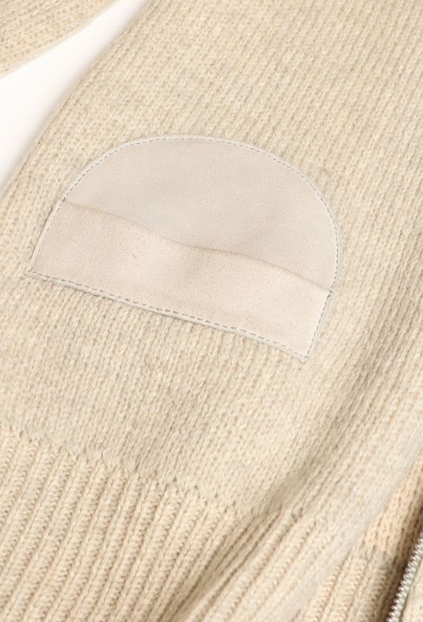 Louis Vuitton Cashmere Zip Sweater Beige - 9