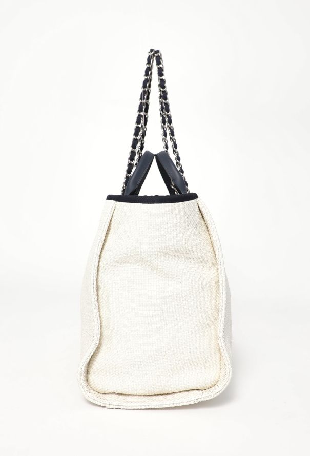 Chanel Canvas Medium Deauville Tote Bag - 4