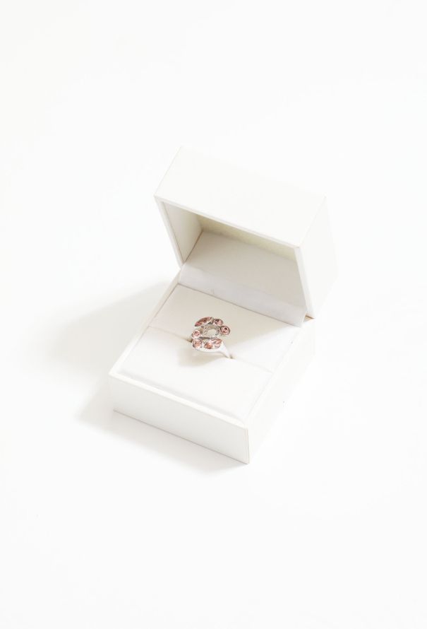 Dior Early 2000s Embellished 'D' Ring - 2