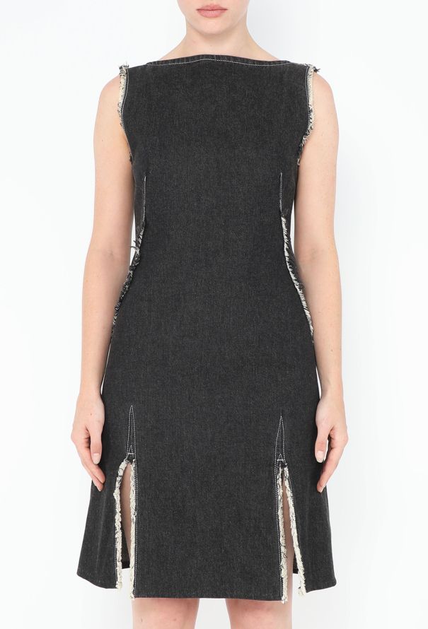 Alexander McQueen 1996 Frayed Denim Dress - 3