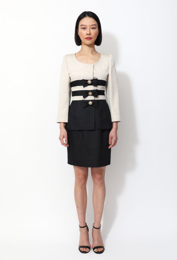 Jacques Fath Bow Trim Ensemble - 3