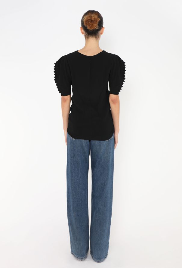 Prada S/S 2025 Cady Serrated Top - 6
