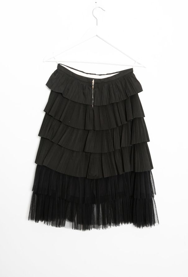 Rochas 2015 Tiered Pleated Skirt - 6