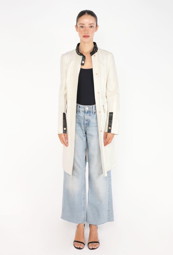 Gucci Bicolor Leather Coat, F/W 2000 - 3