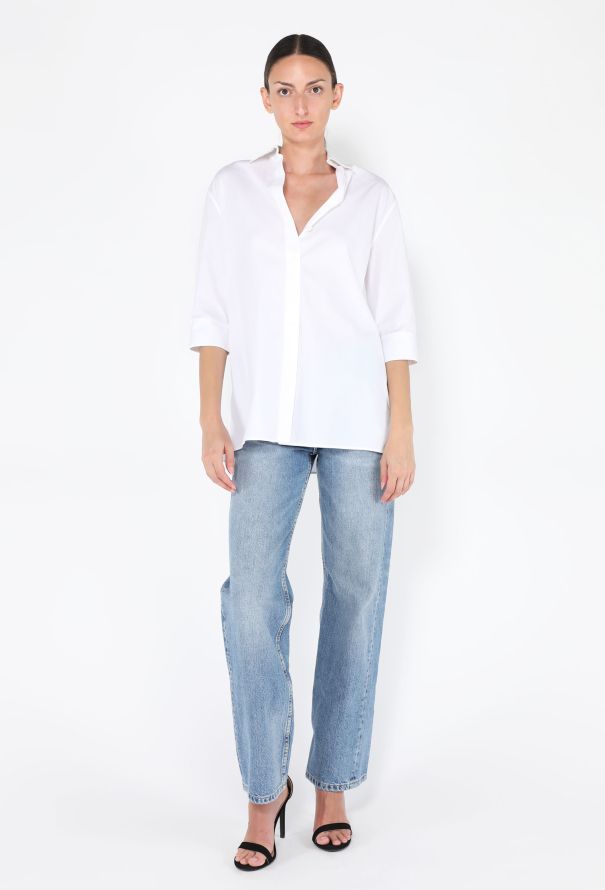 The Row Carpazi Cotton Poplin Shirt, 2024 - 2
