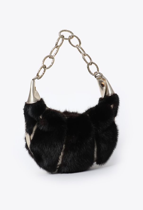 Valentino Fall 2002 Mink Bag - 3