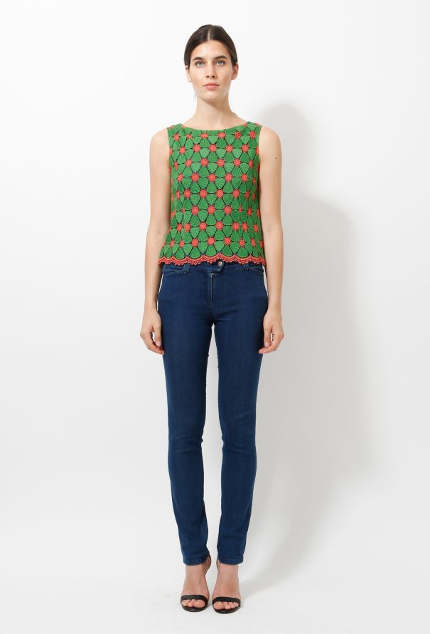 Comme des Garçons 90s 'Robe de Chambre' Lace Top - 2