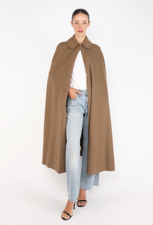 Saint Laurent Felted Flared Cape, 1970 - 1