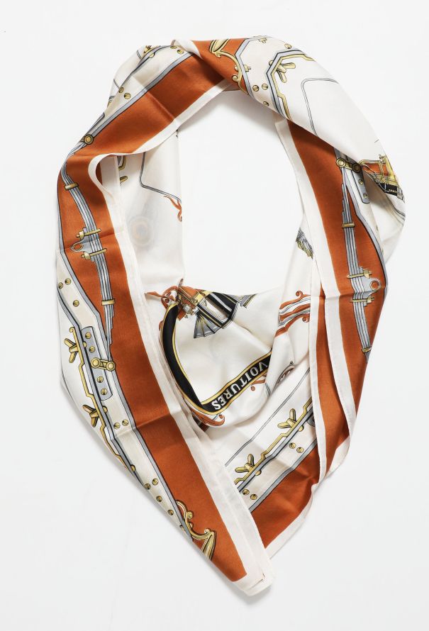 Alain Roure 'Les Vieilles Voitures' Silk Carré - 3