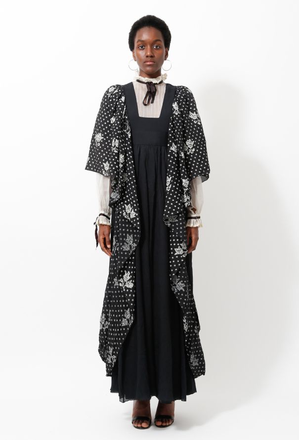 Gina Fratini '60s Silk Crêpe Layered Dress - 1