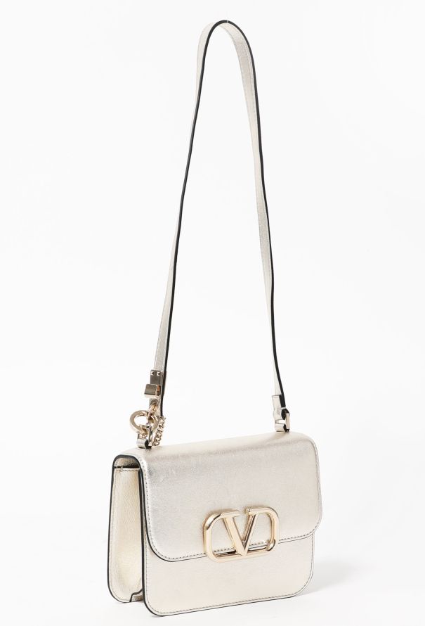 Valentino Metallic V-Sling Mini Bag - 2