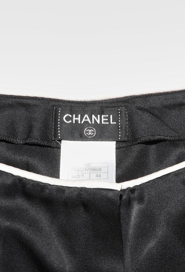 Chanel Resort 2009 Flared Charmeuse Pants - 6