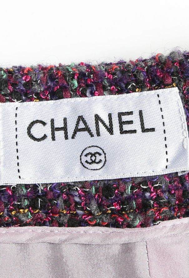 Chanel Frayed Bouclé 'CC' Pant Ensemble - 6