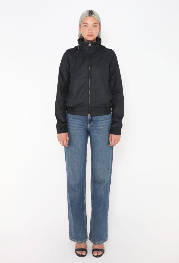 Chanel Embossed Nylon Bomber Jacket - 3