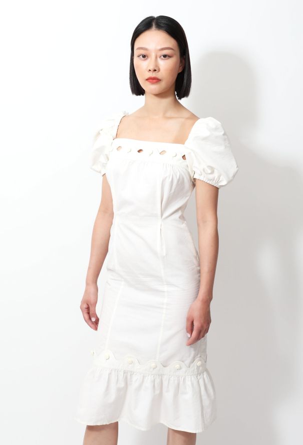 Saint Laurent Ruffled Day Dress - 4