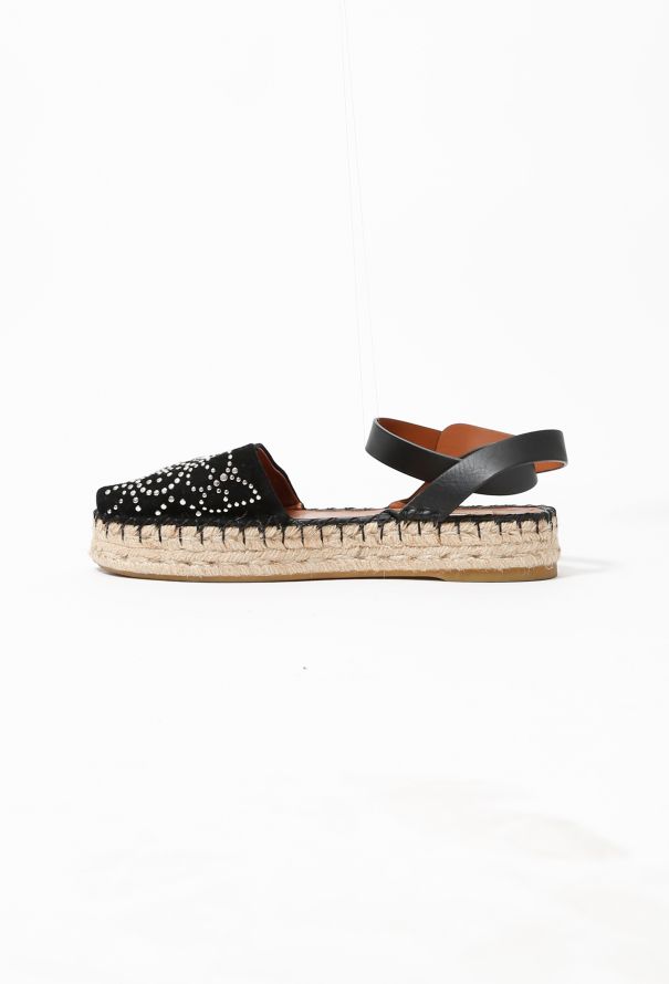 Valentino Stud Suede Espadrilles - 5