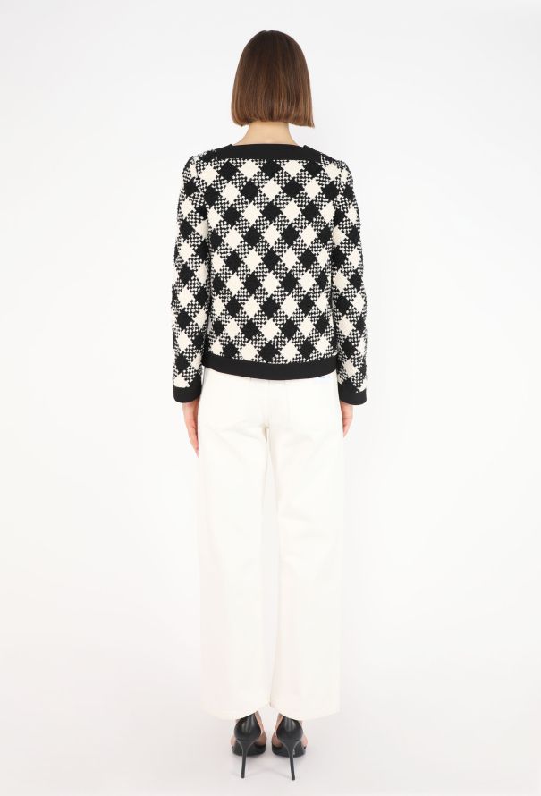 Valentino Damier Bouclé Jacket, Resort 2026 - 8