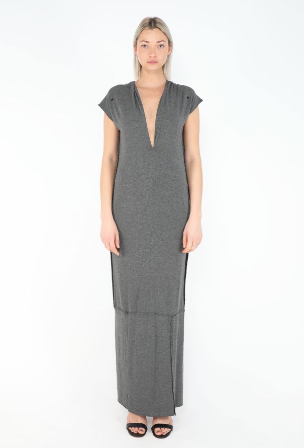 Maison Margiela S/S 1999 Plunging Panelled Jersey Dress - 1