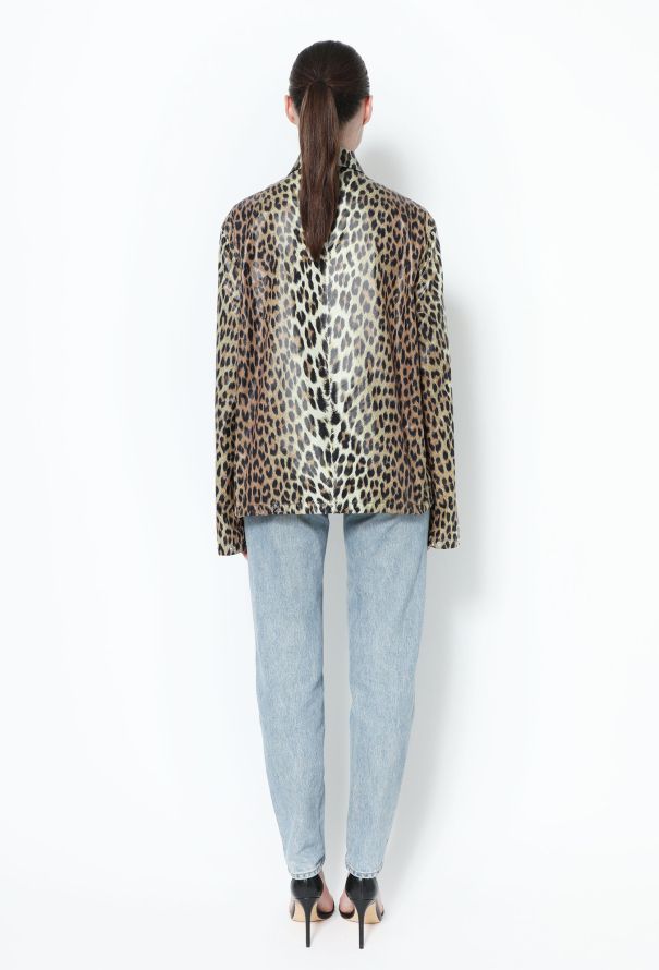 Céline 2021 Leopard Nylon Jacket - 4