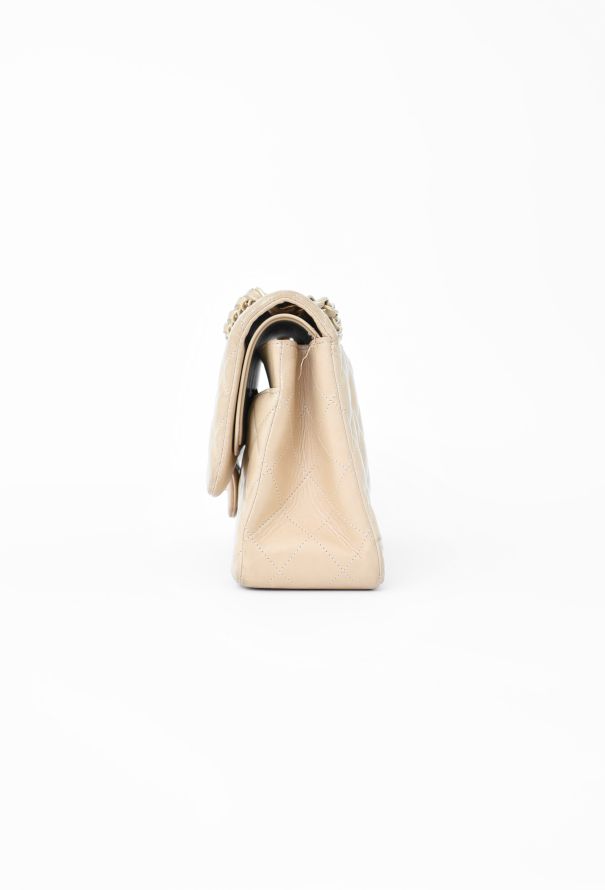 Chanel Beige Jumbo Timeless Flap Bag - 6